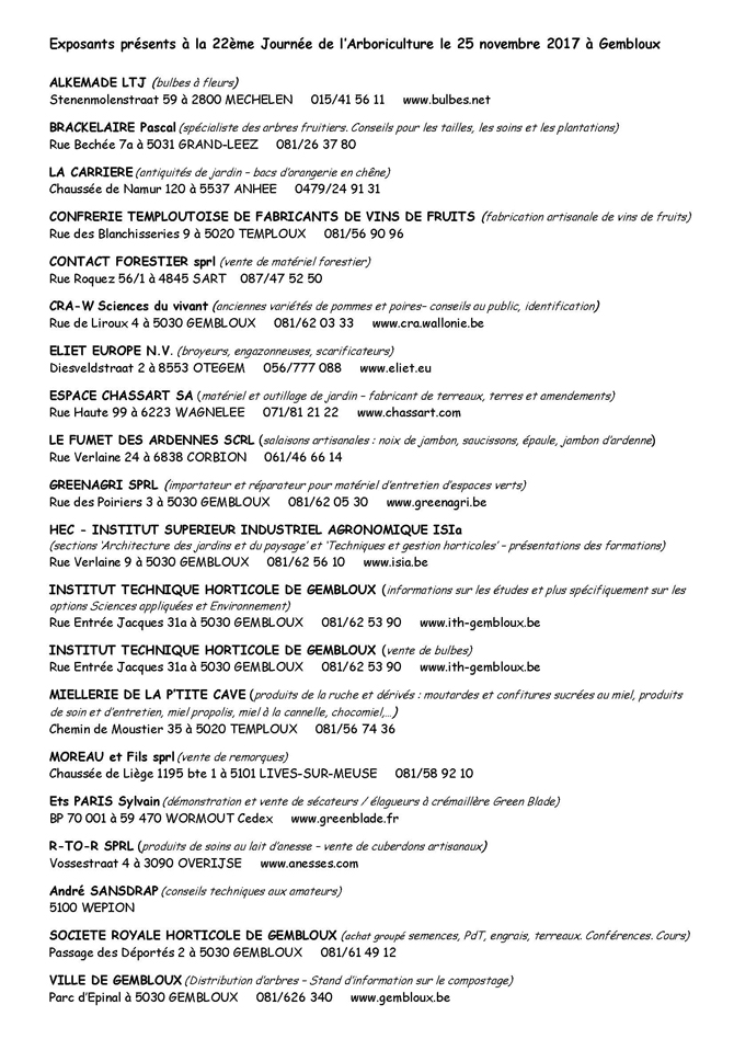 journee arboriculture 2017 gembloux cth 2017