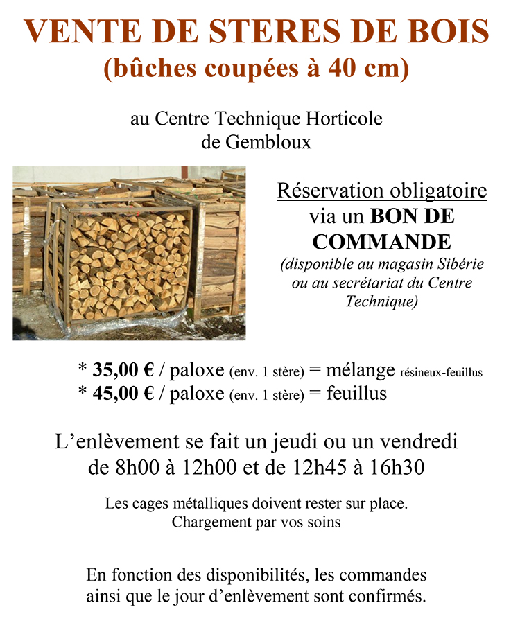 steres bois vente cth gembloux 2014