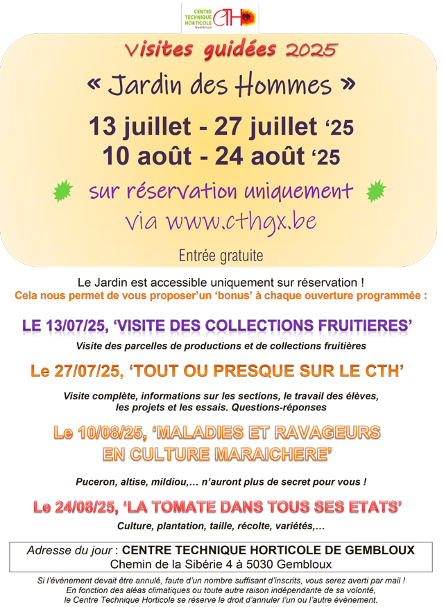 Activités CTH Gembloux