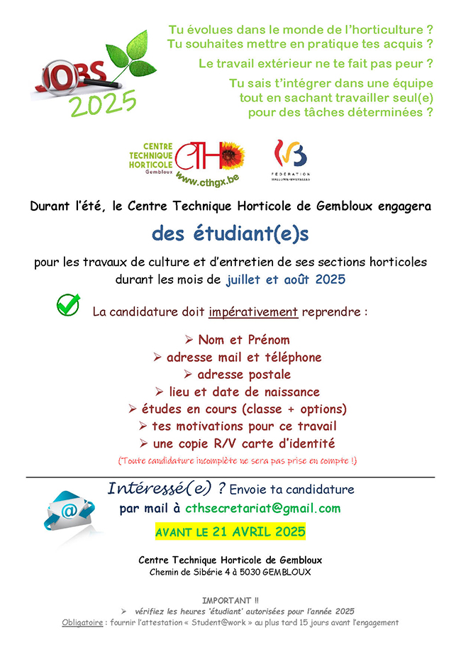 avis jobistes 2025 cth