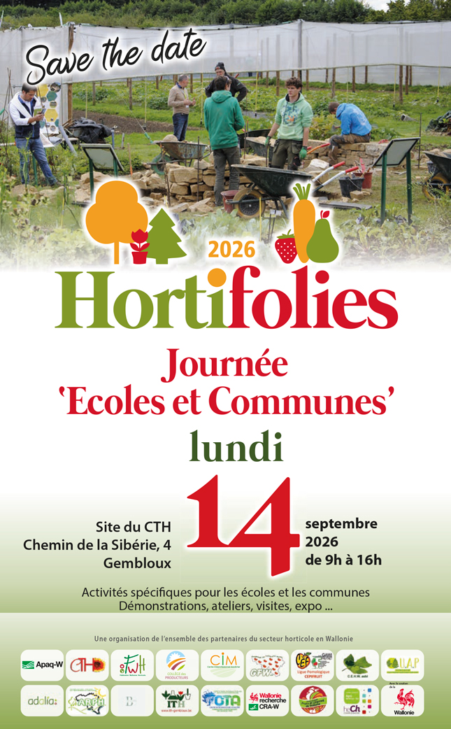 Journée Hortifolies Gembloux septembre 2026