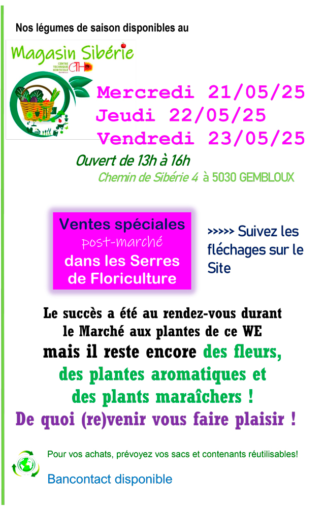 Marché aux Plantes au CTH